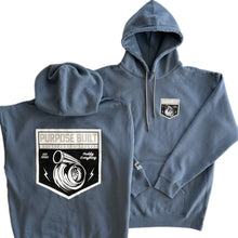 Load image into Gallery viewer, PURPOSE BUILT "SCRAMBLE" HOODIE PULLOVER STORM BLUE