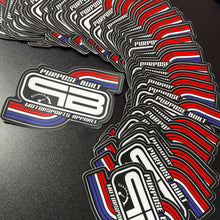 Load image into Gallery viewer, 5&quot; VINYL PURPOSE BUILT “LIFESTYLE” STRIPES STICKER RED / WHITE / BLUE
