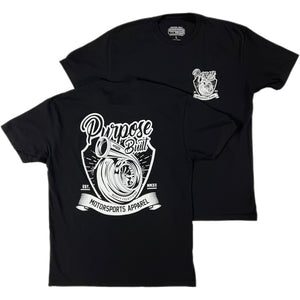 PURPOSE BUILT "BOOSTED" TURBO T-SHIRT BLACK