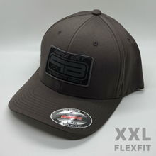 Load image into Gallery viewer, PURPOSE BUILT &quot;LIFESTYLE&quot; XXL FLEXFIT CURVED BILL DARK GREY