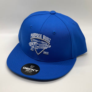 PURPOSE BUILT "PLUG" SNAPBACK BLUE