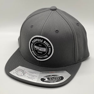 PURPOSE BUILT "RADIAL" 110 FLEX-SNAPBACK CHARCOAL GREY