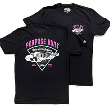 Load image into Gallery viewer, PURPOSE BUILT &quot;PLUG&quot; T-SHIRT BLACK / PINK