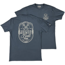 Load image into Gallery viewer, PURPOSE BUILT &quot;OG C10&quot; T-SHIRT INDIGO / GREY