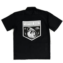 Load image into Gallery viewer, PURPOSE BUILT “SCRAMBLE” DICKIES WORK SHIRT BLACK / GREY / WHITE