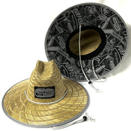 PURPOSE BUILT “LIFESTYLE” STRAW SUN HAT NATURAL / GREY
