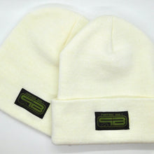 Load image into Gallery viewer, PURPOSE BUILT &quot;LIFESTYLE v2.0&quot; KNIT BEANIE SOFT WHITE / GREEN