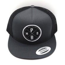 Load image into Gallery viewer, Purpose Built Motorsports Apparel turbo turbocharged OG boosted clothing silk screen printed T-shirt Tshirt T shirt s/s short sleeve crew neck woven label veteran owned 100% cotton drag boosted SPARK PLUG FLEX FIT SNAPBACK HAT CLASSIC TRUCKER YUPOONG machinist