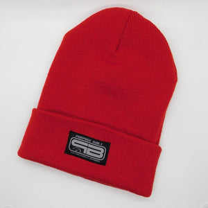 PURPOSE BUILT "LIFESTYLE" KNIT BEANIE RED CUFFED