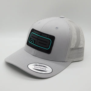 PURPOSE BUILT "LIFESTYLE" CURVED BILL SNAPBACK SILVER / TIFFANY