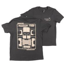 Load image into Gallery viewer, PURPOSE BUILT “SQUAREBODY MODEL” YOUTH T-SHIRT CHARCOAL GREY