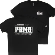 Load image into Gallery viewer, Purpose Built black t-shirt tungsten motorsports apparel purpose-built brand