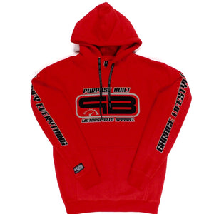 RED PURPOSE BUILT "LIFESTYLE" HOODIE PULLOVER