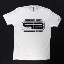 Load image into Gallery viewer, PURPOSE BUILT &quot;LIFESTYLE&quot; T-SHIRT WHITE / BLACK