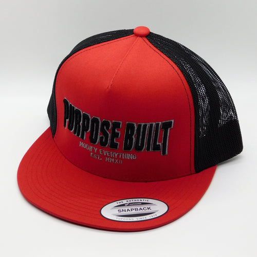 PURPOSE BUILT BIG BLOCK TRUCKER HAT SNAPBACK MOTORSPORTS APPAREL