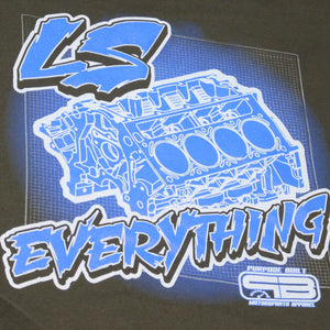Purpose Built Motorsports Apparel turbo turbocharged OG boosted clothing silk screen printed T-shirt Tshirt T shirt s/s short sleeve crew neck woven label veteran owned 100% cotton drag "ls everything" "ls swap" "ls the world"