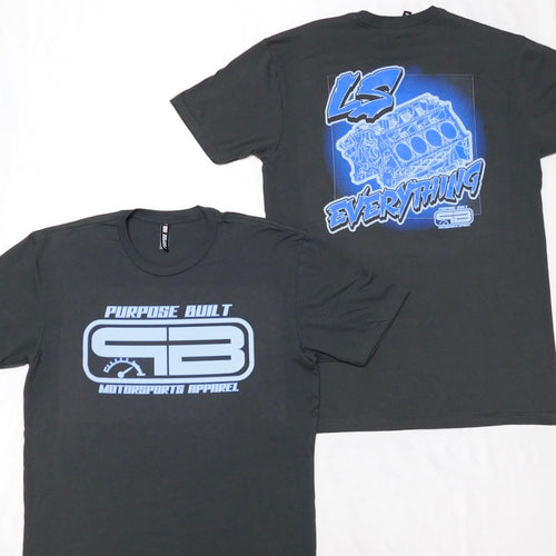 Purpose Built Motorsports Apparel turbo turbocharged OG boosted clothing silk screen printed T-shirt Tshirt T shirt s/s short sleeve crew neck woven label veteran owned 100% cotton drag 