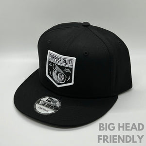 PURPOSE BUILT "SCRAMBLE"  BIG HEAD SNAPBACK BLACK